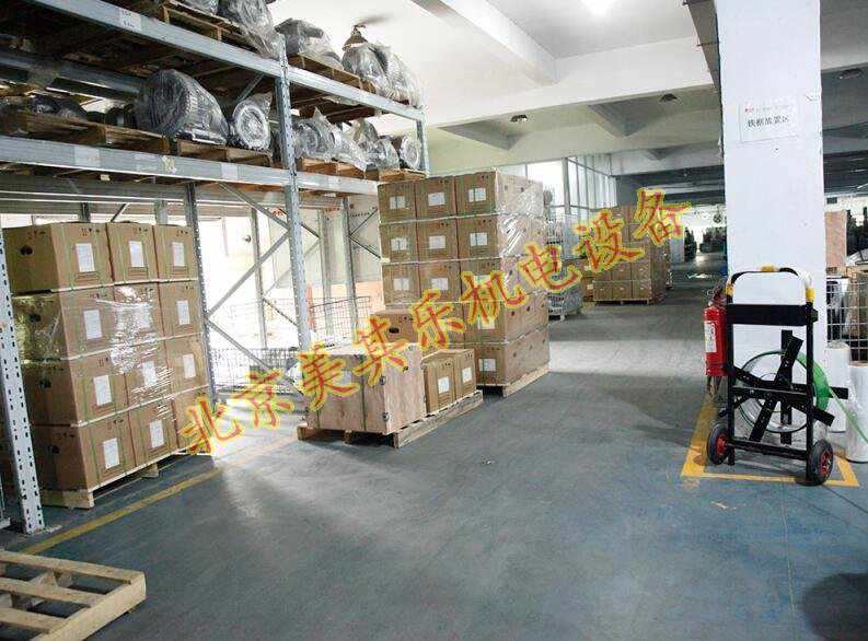 風機庫房，庫存停放區